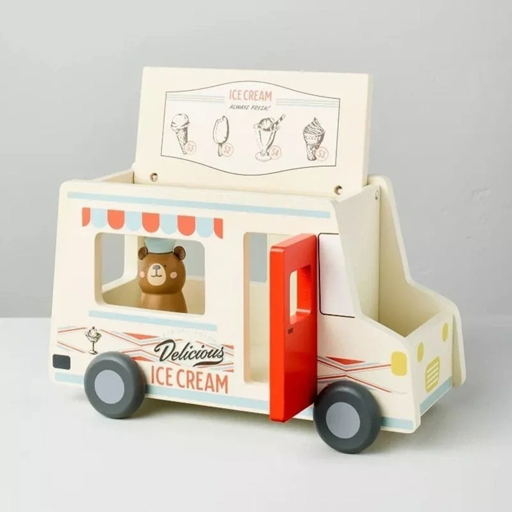 2pc Toy Ice Cream Truck with Bear Peg Pal - Hearth & Hand Magnolia, Target